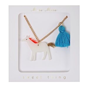 Meri Meri SWEET THING NECKLACE ACRYLIC HORSE
